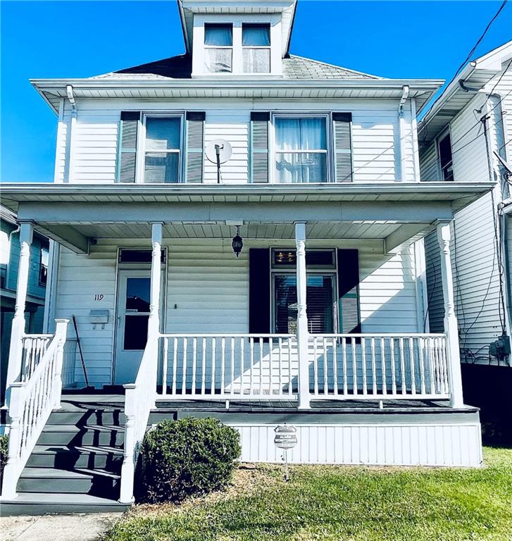 119 East Coffee Street Uniontown, PA 15401 - Photo 2 of 25 front view of a house with a porch