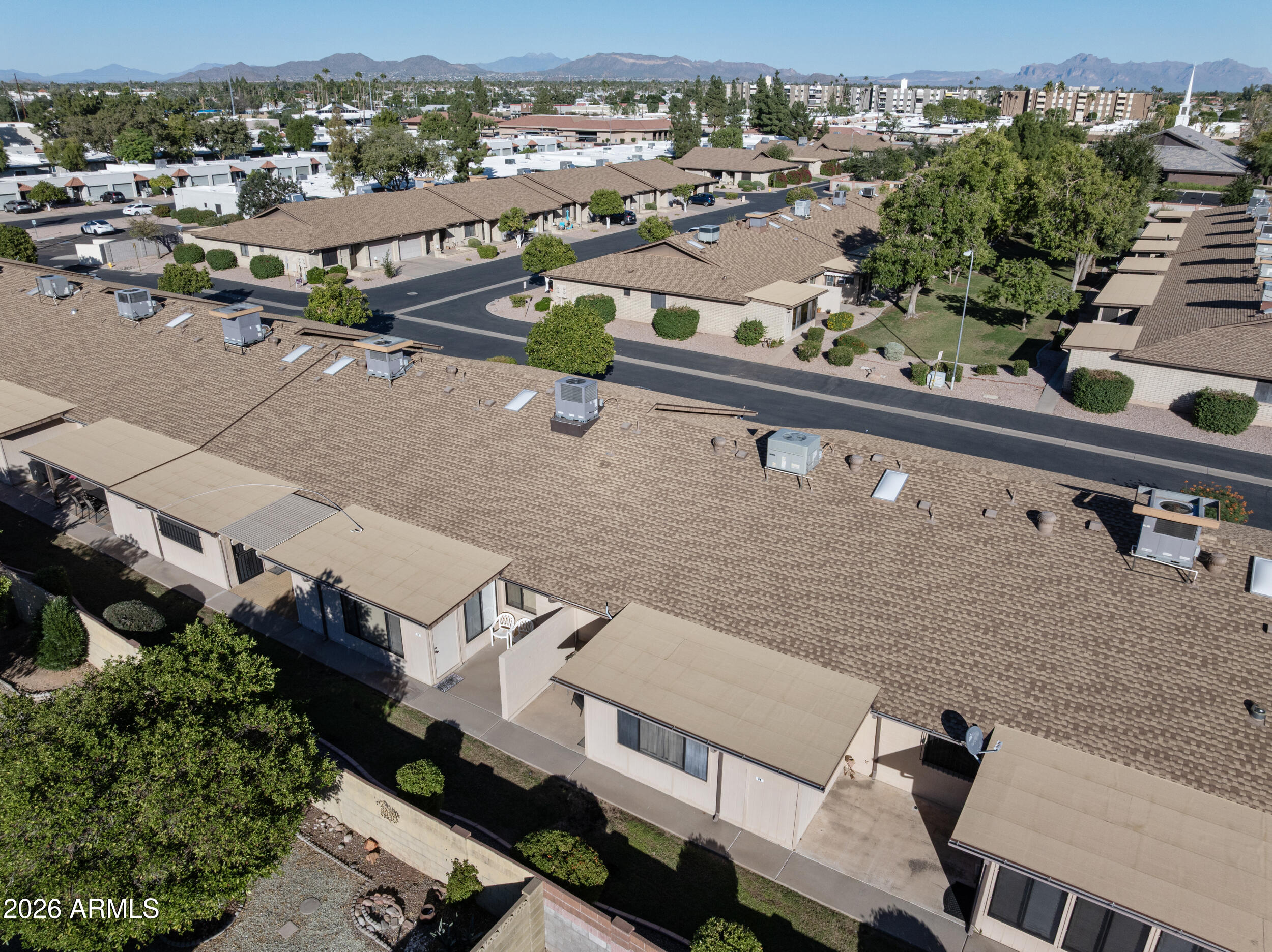 520 South Greenfield Road, Unit 39 Mesa, AZ 85206 - Photo 23 of 27 an aerial view of a house