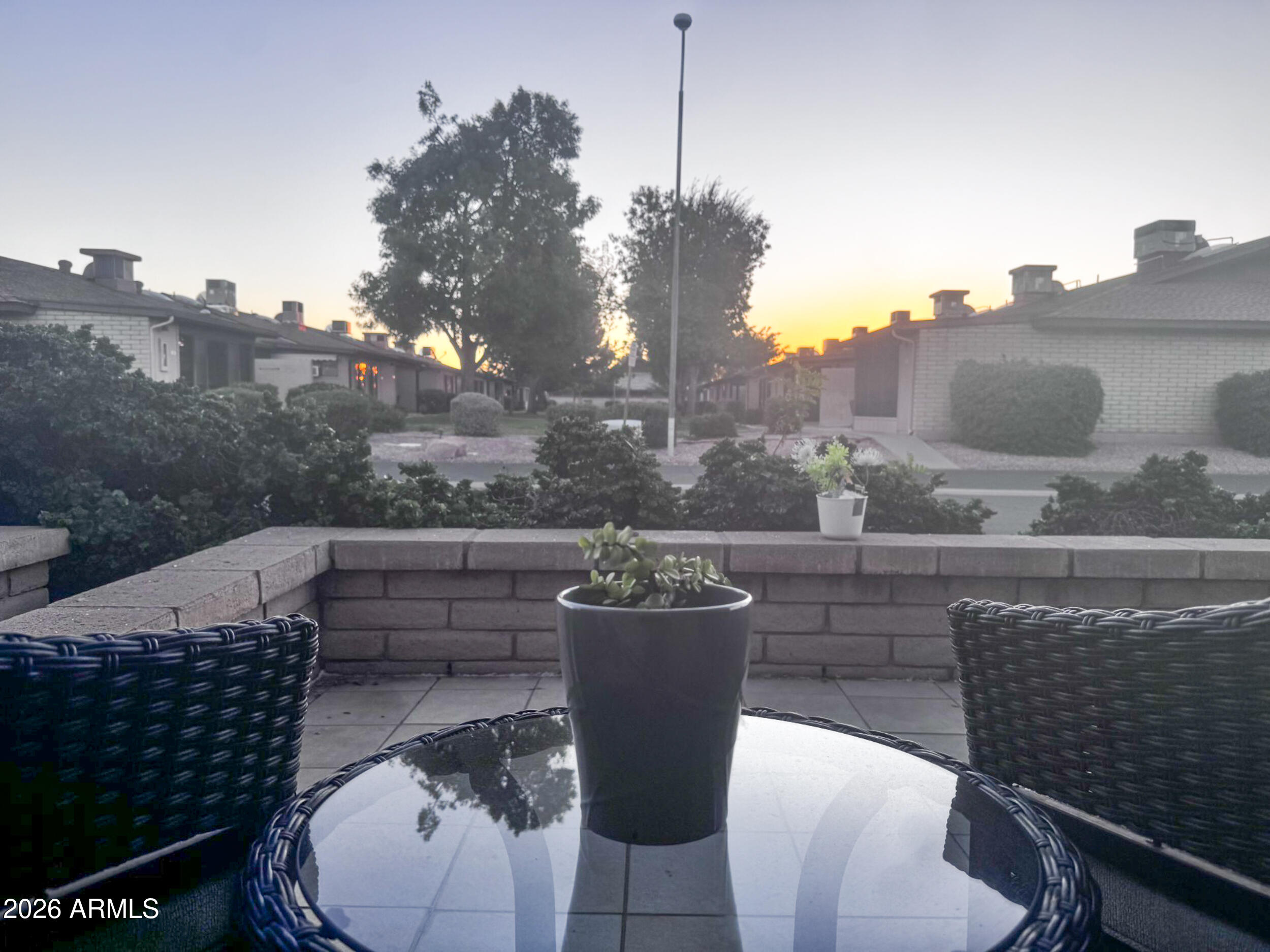 520 South Greenfield Road, Unit 39 Mesa, AZ 85206 - Photo 2 of 27 a view of a roof deck with couches