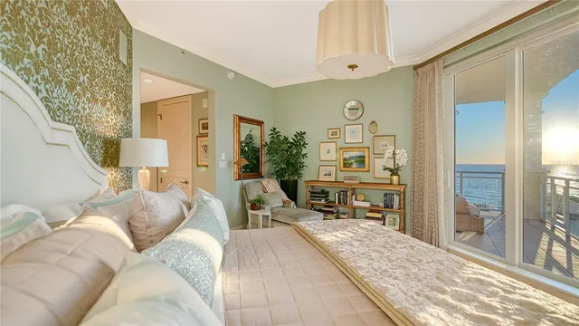 a large bathroom with double vanity and a large mirror