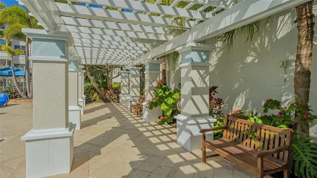 a view of a big yard with an empty space