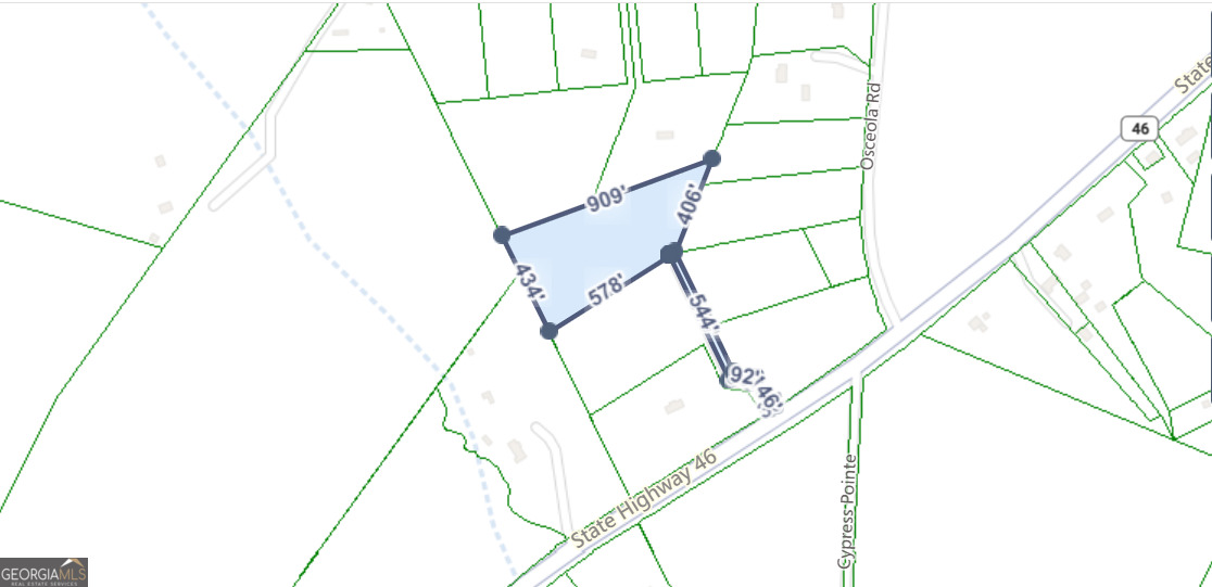 a picture of a room that has a bed