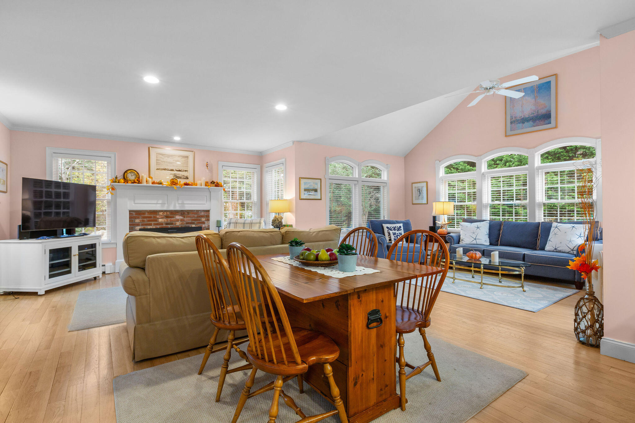 13 Hayfield Road East Dennis, MA 02641 - Photo 18 of 51 a view of a dining room with furniture window and outside view