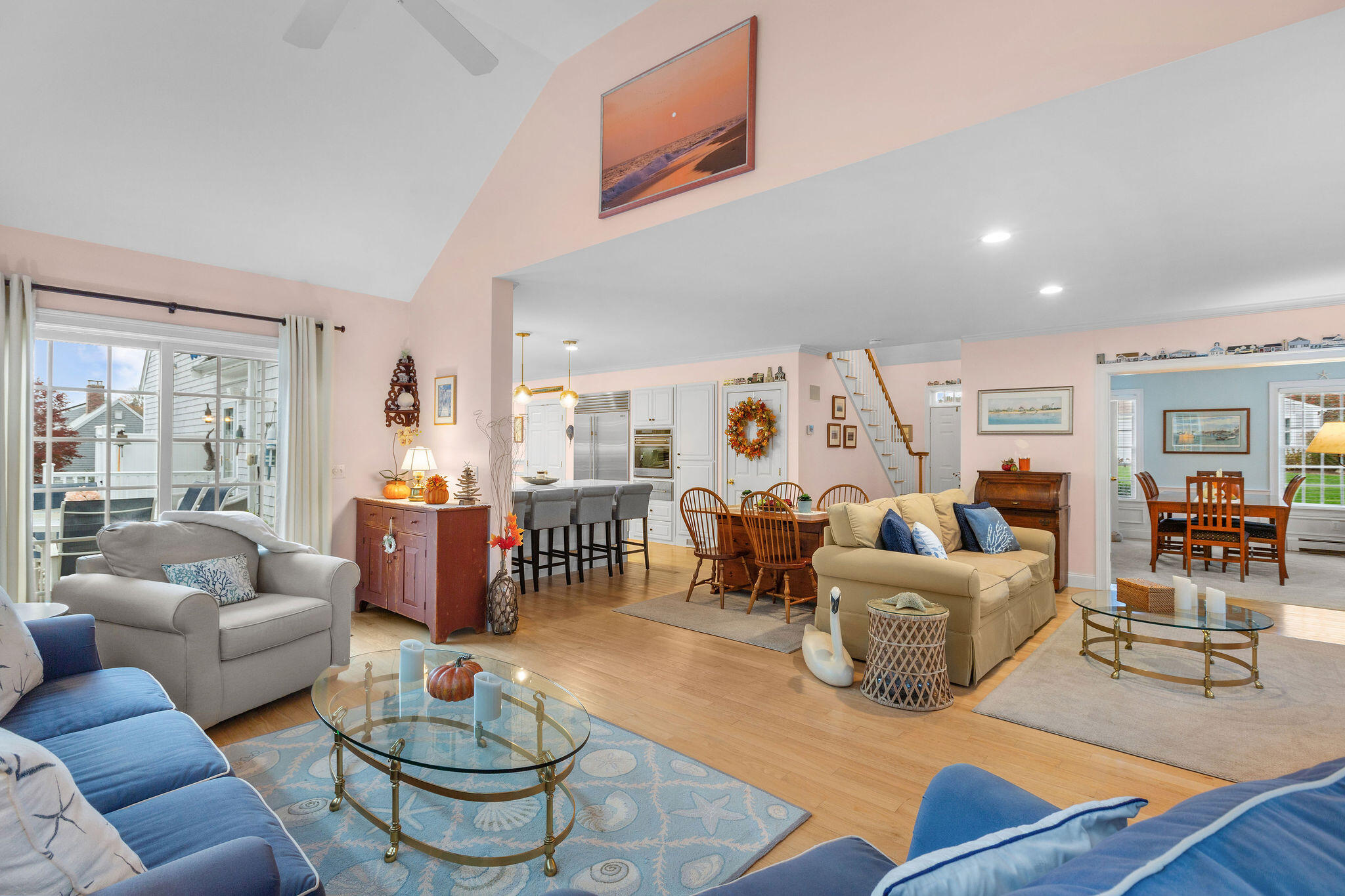 13 Hayfield Road East Dennis, MA 02641 - Photo 21 of 51 a living room with furniture kitchen view and a large window