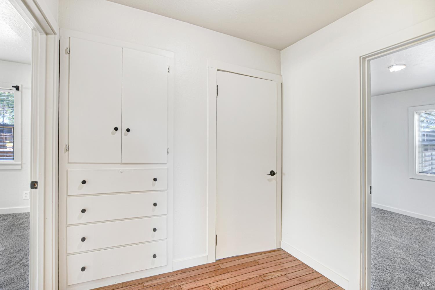 866 Yuba Drive Santa Rosa, CA 95407 - Photo 16 of 73 COTTAGE -HALLWAY W/ BUILT-IN CLOSET