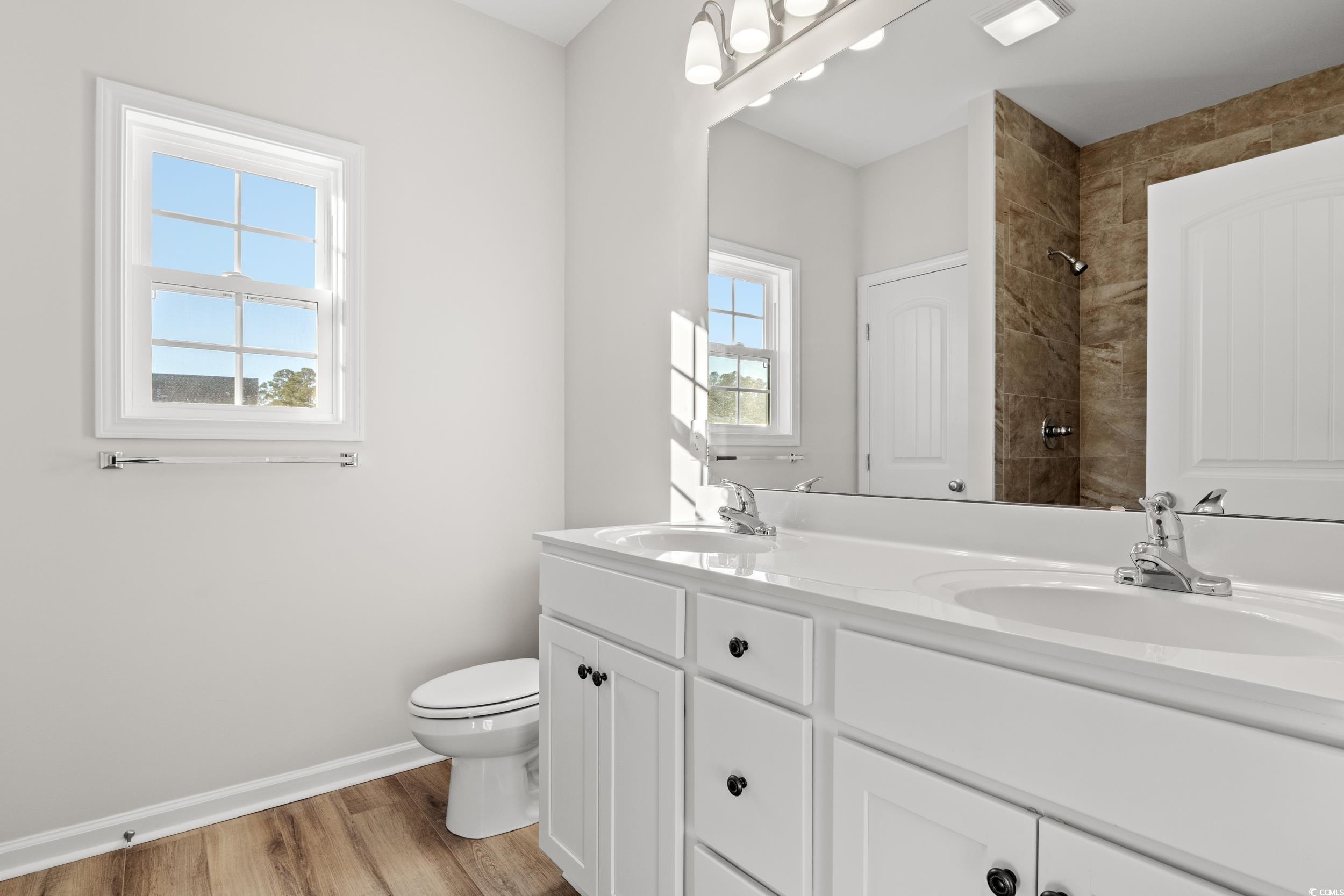 312 Lakota Loop Longs, SC 29568 - Photo 9 of 17 Bathroom with a wealth of natural light, hardwood