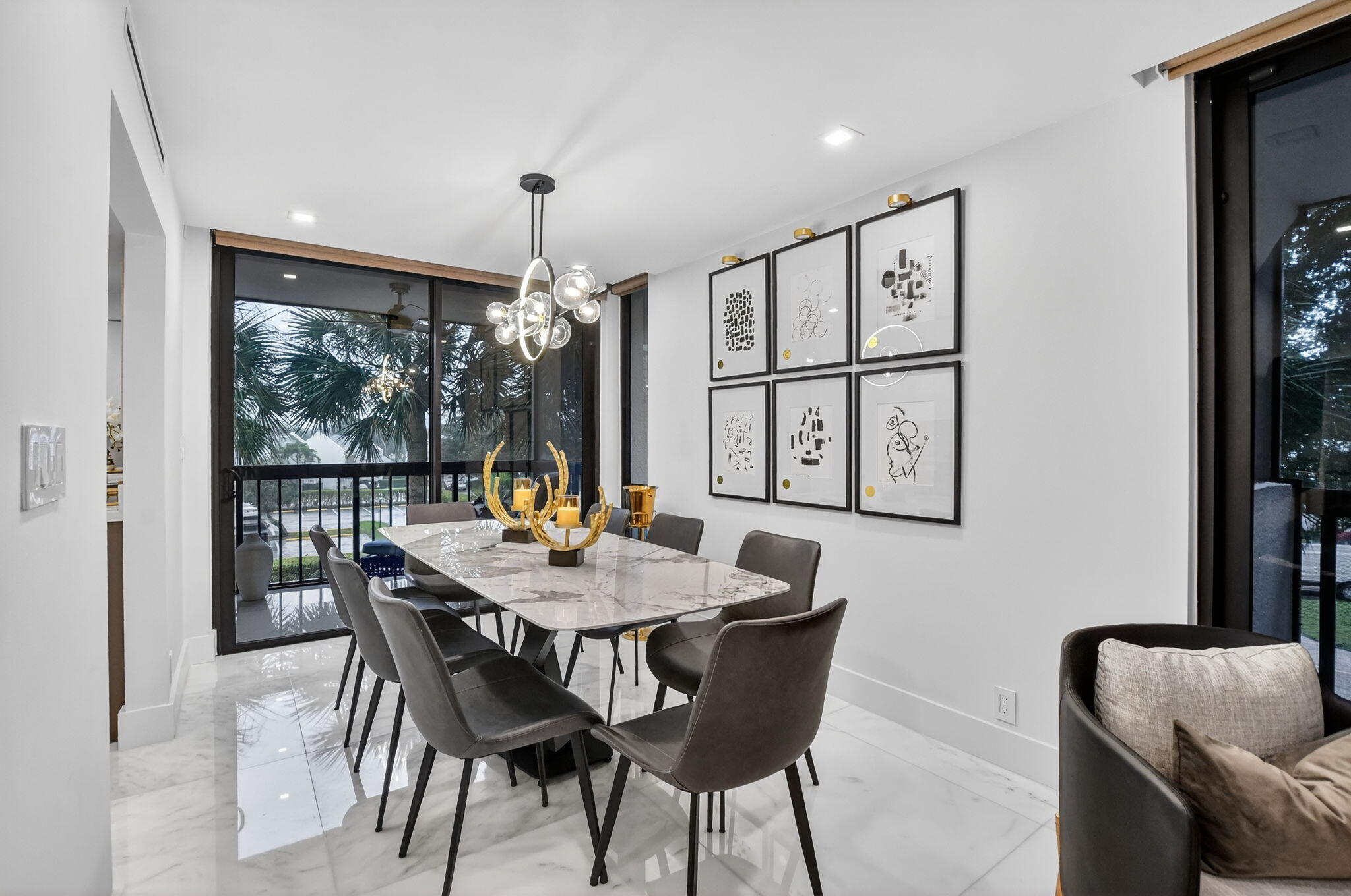 1834 Bridgewood Drive Boca Raton, FL 33434 - Photo 2 of 24 a view of a dining room with furniture window and outside view
