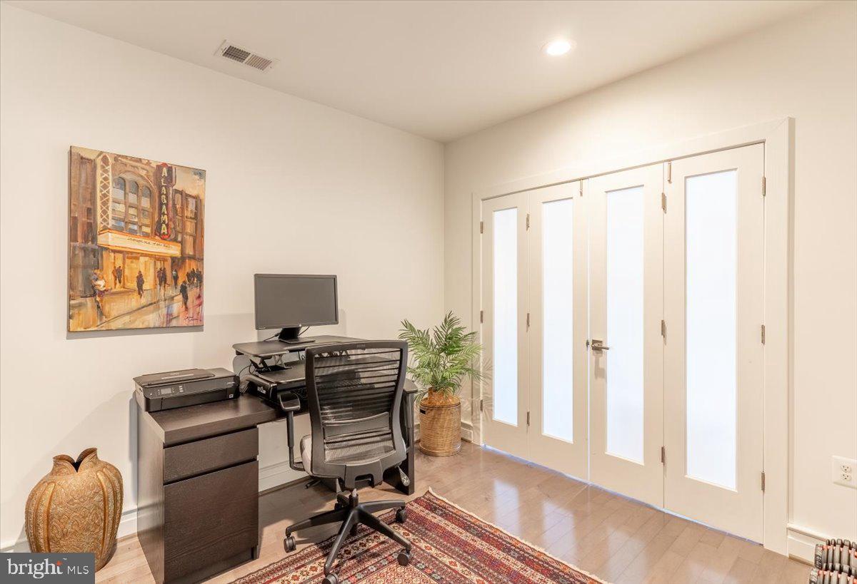 1121 G Street Northeast, Unit 3 Washington, DC 20002 - Photo 14 of 37 Bonus room/home office/den w doors closed