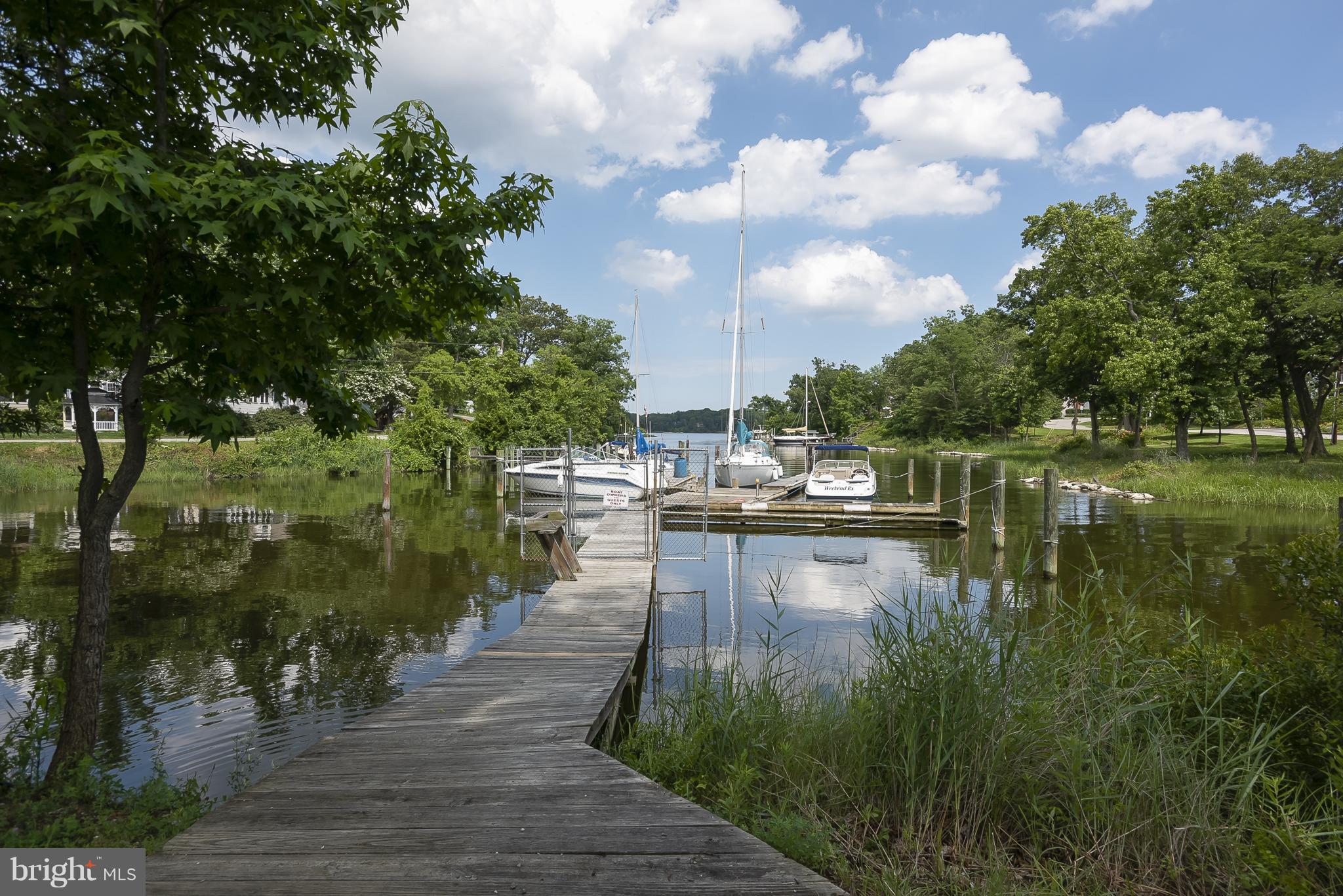 1718 Tacoma Road Edgewater, MD 21037 - Photo 28 of 30 a lake view with boat and trees