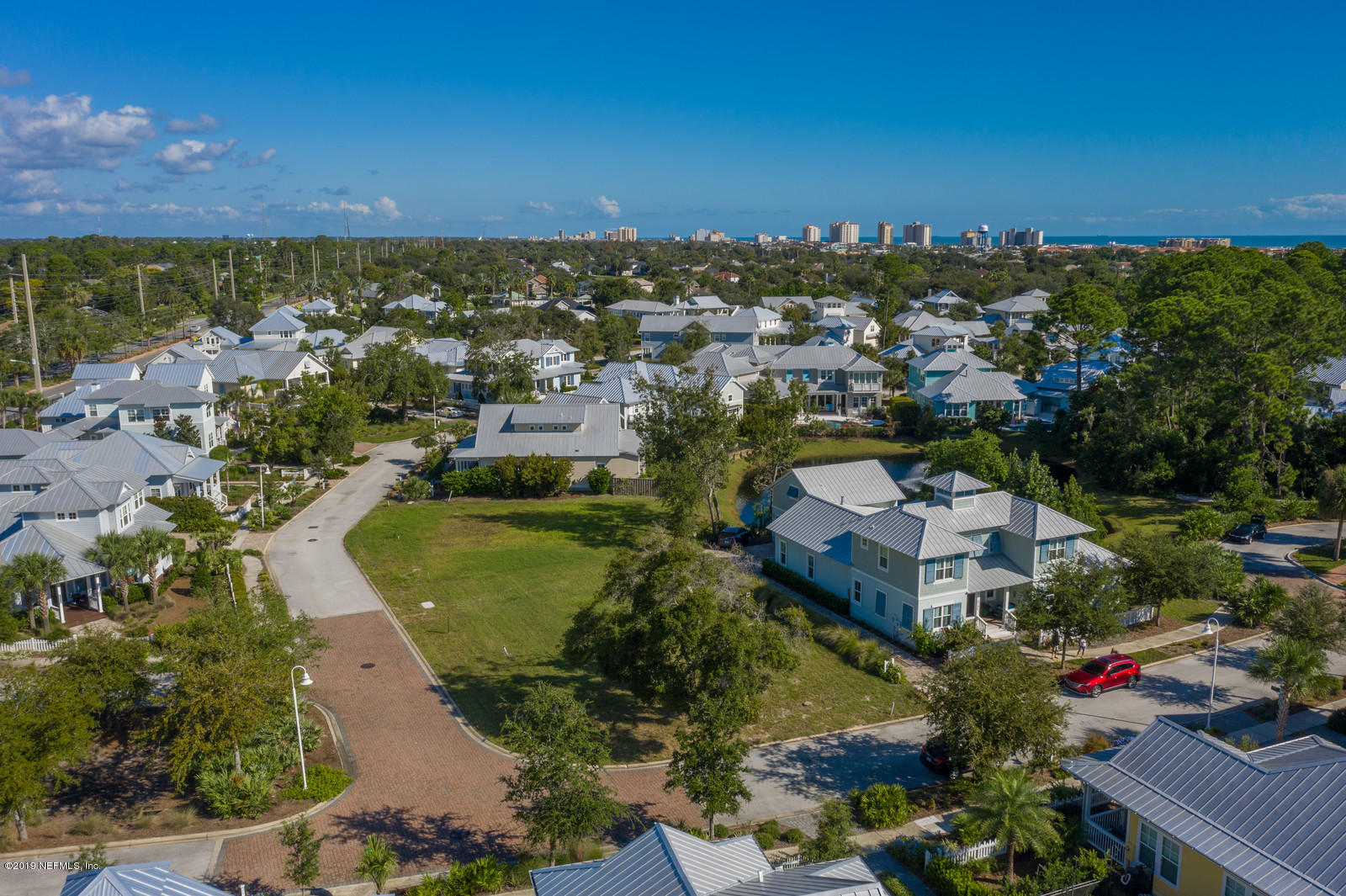 3743 Coconut Key Jacksonville Beach, FL 32250 - Photo 17 of 20 an aerial view of residential houses with outdoor space