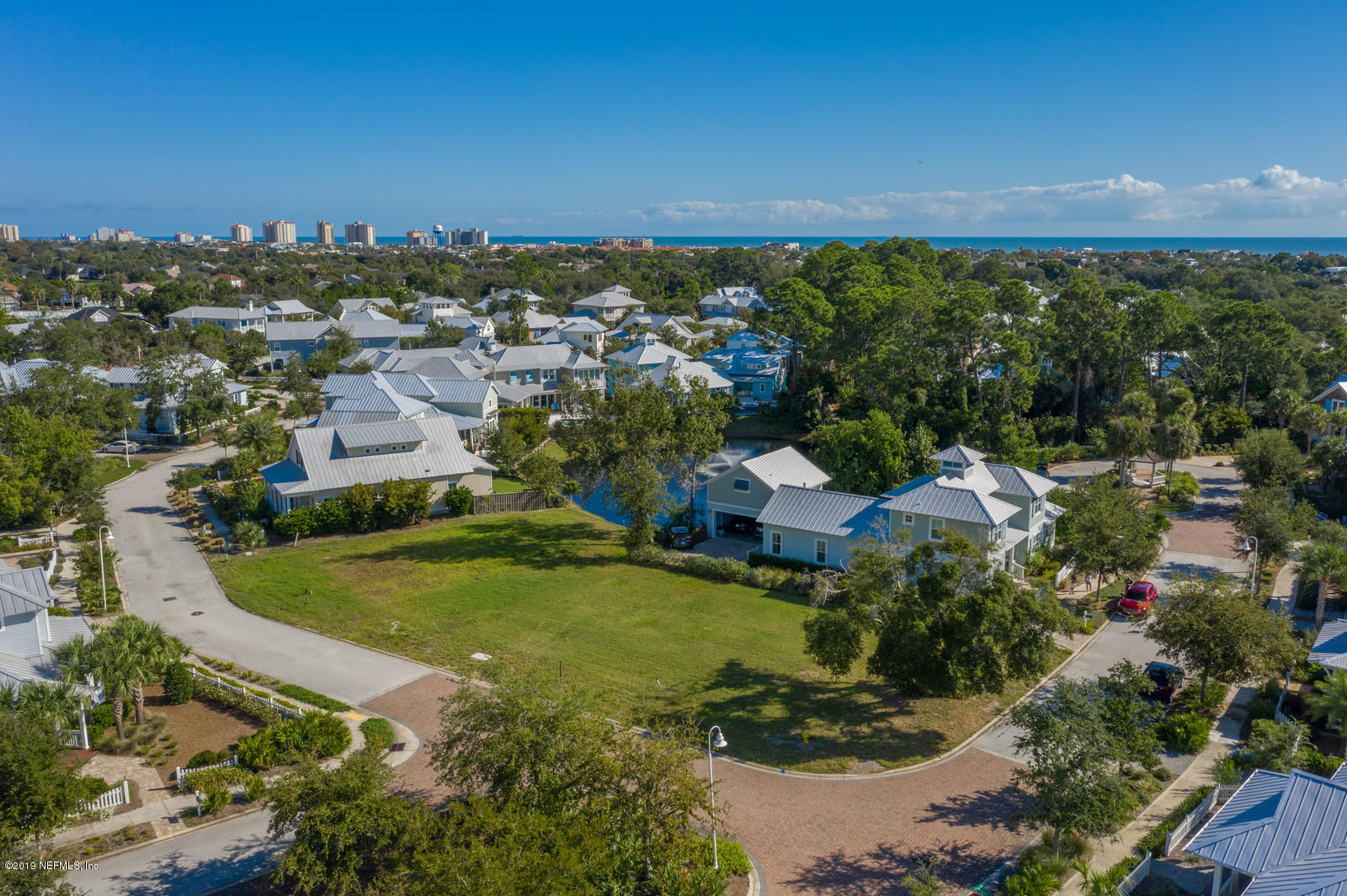 3743 Coconut Key Jacksonville Beach, FL 32250 - Photo 19 of 20 an aerial view of residential house with outdoor space