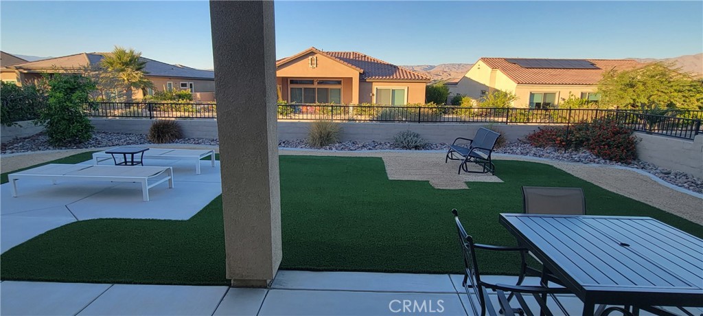 82 Burgundy Rancho Mirage, CA 92270 - Photo 28 of 42 Backyard faces North
