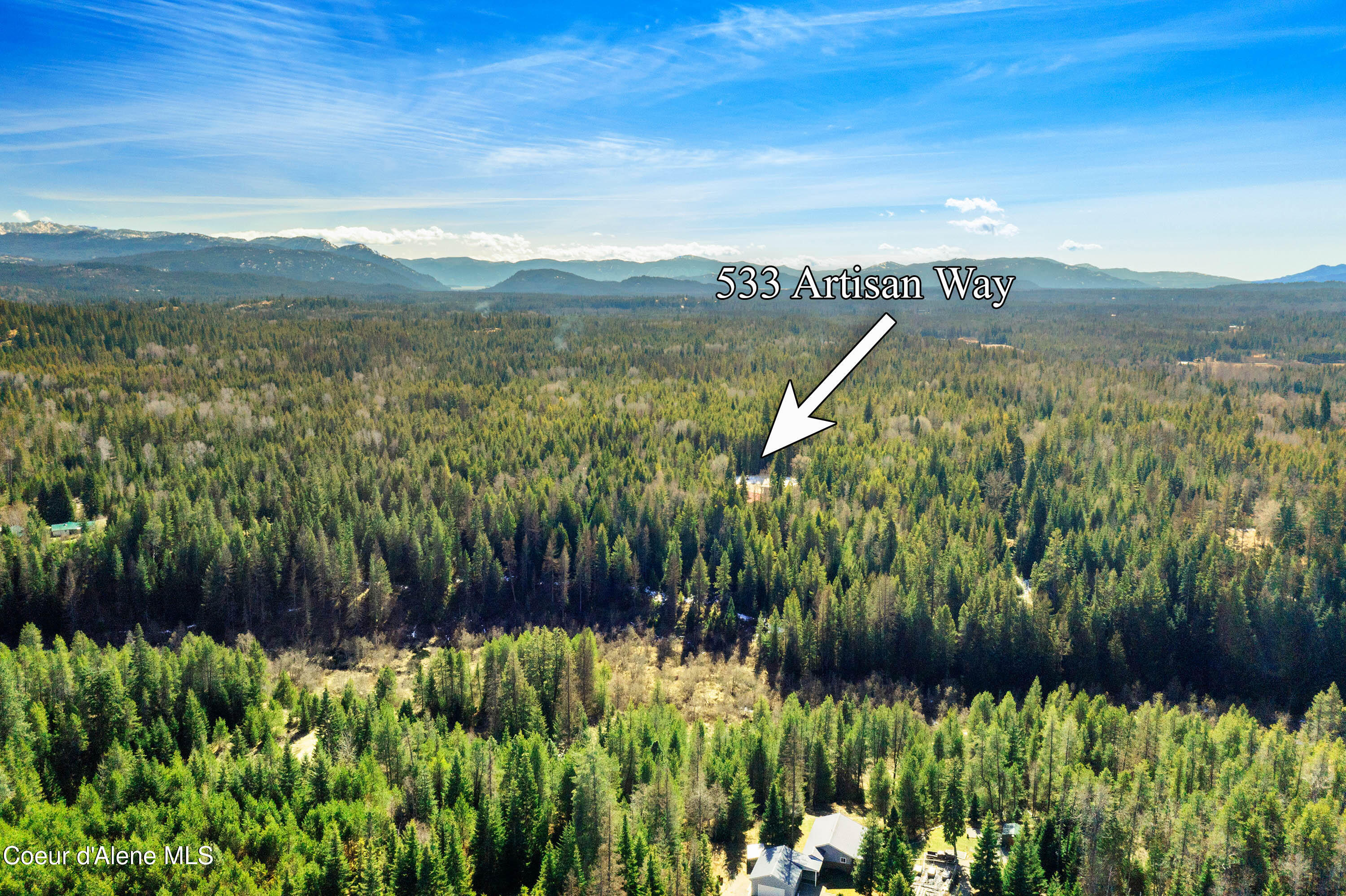 533 Artisan Way Sandpoint, ID 83864 - Photo 3 of 40 Aerial 533 Artisan Way