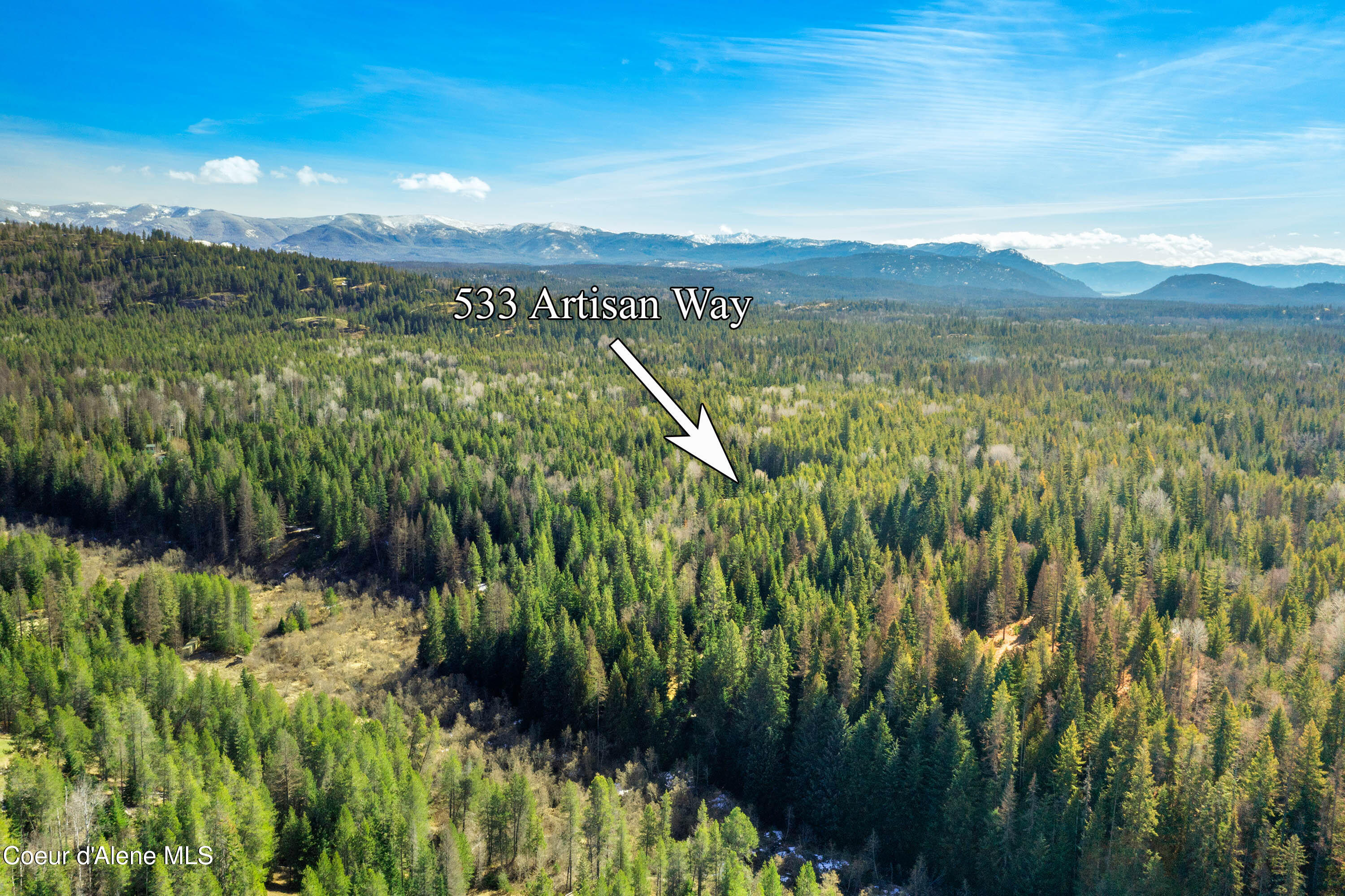 533 Artisan Way Sandpoint, ID 83864 - Photo 5 of 40 Aerial Looking Southeast