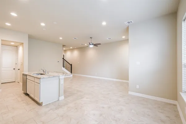 an entryway in a kitchen
