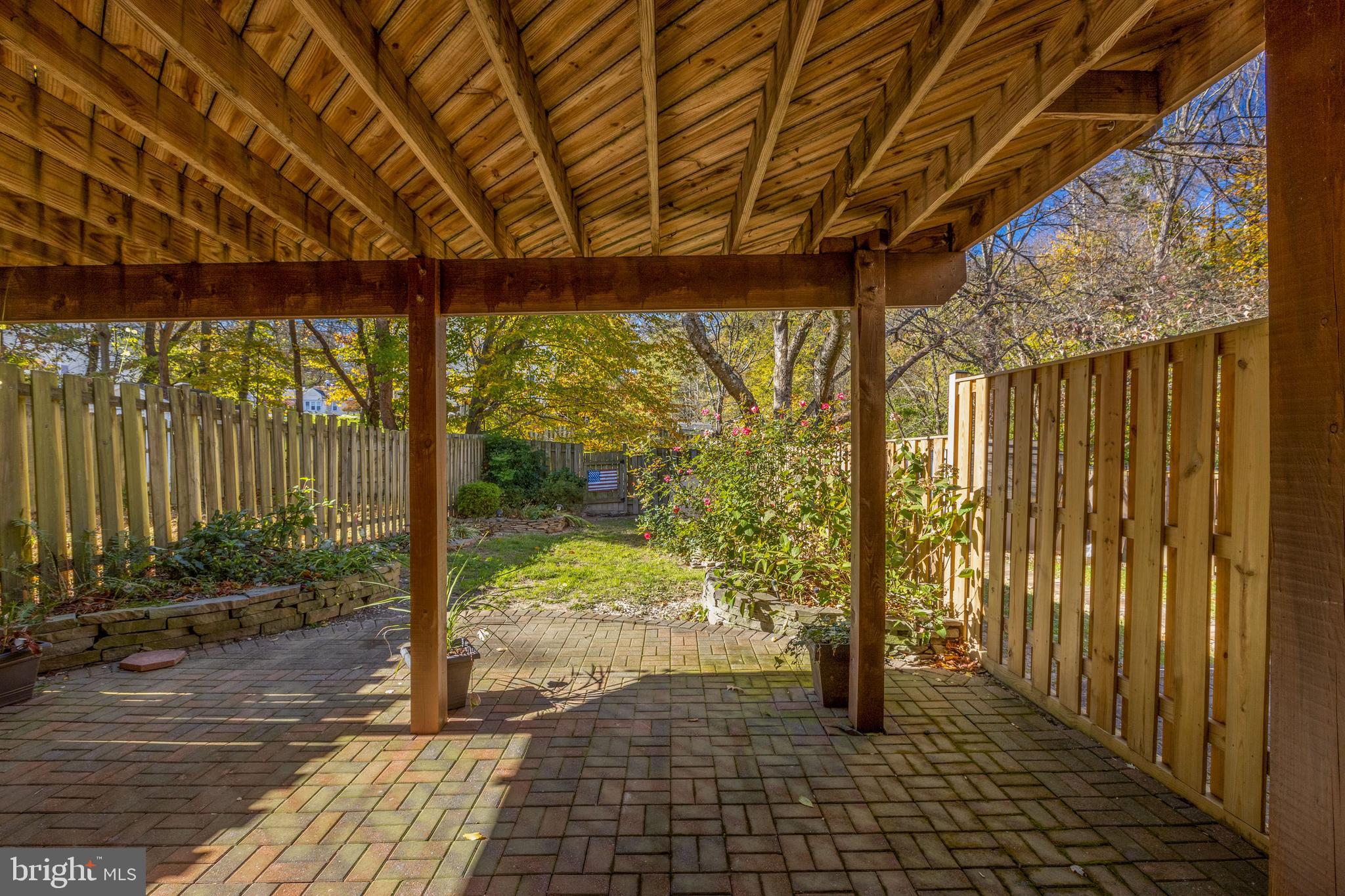 7940 Forest Path Way Springfield, VA 22153 - Photo 38 of 49 The updated brick patio under the deck