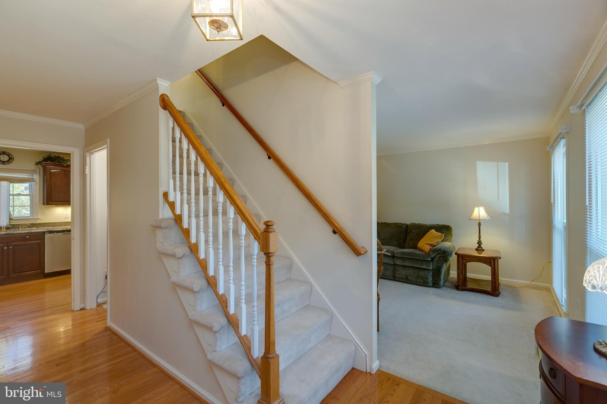 7940 Forest Path Way Springfield, VA 22153 - Photo 5 of 49 Foyer stair to upper level