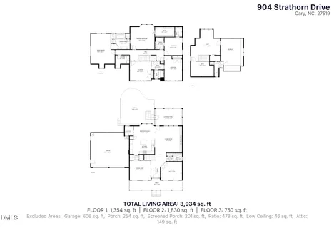 $1,100,000 | 904 Strathorn Drive, Cary, NC 27519