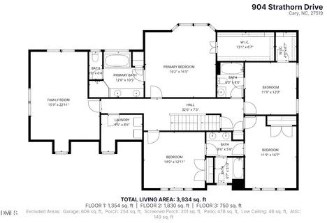 $1,100,000 | 904 Strathorn Drive, Cary, NC 27519