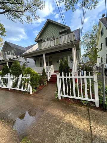 a view of a house with a porch