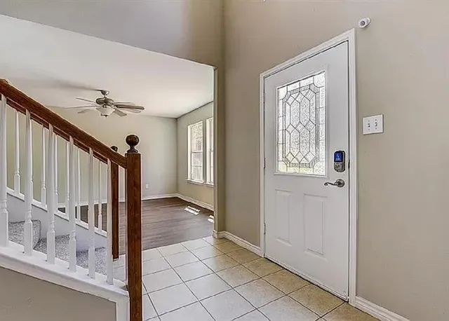 a view of an entryway