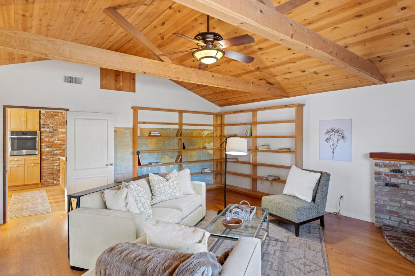 26571 Aspen Place Carmel, CA 93923 - Photo 19 of 46 a living room with furniture and wooden floor