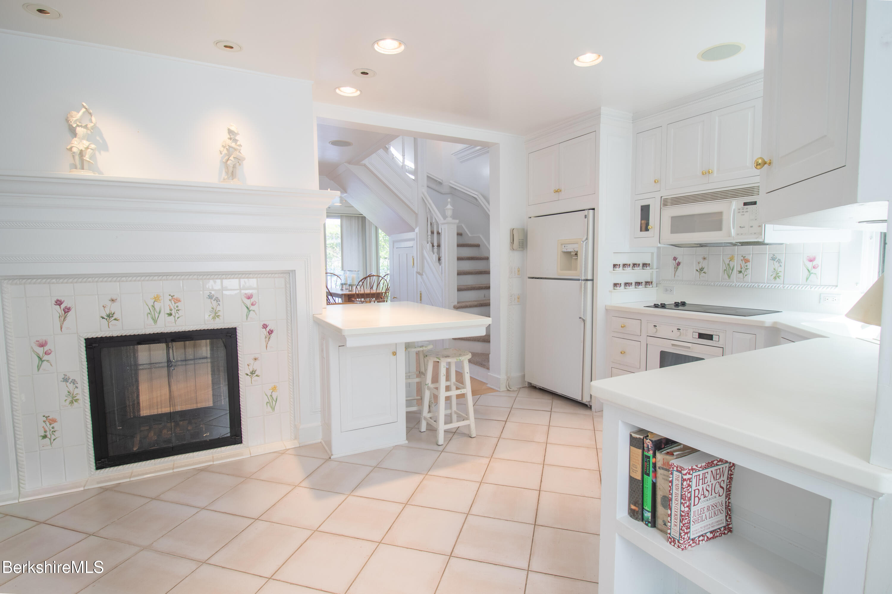 10 Mahkeenac Shores Road Stockbridge, MA 01262 - Photo 15 of 50 Kitchen with FP view