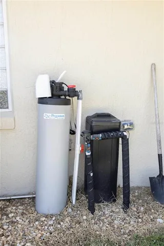 a view of a house with a window