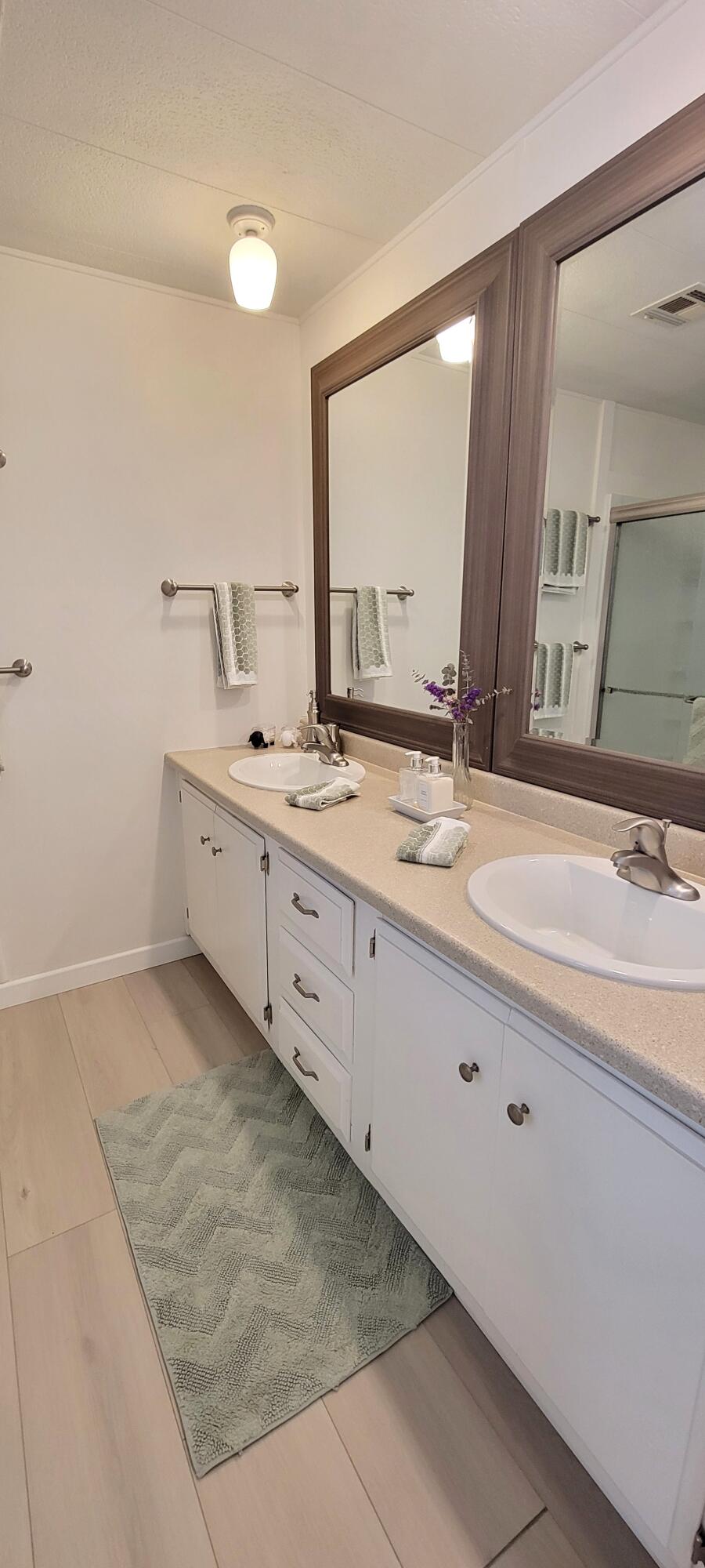 244 Standing Bear Cathedral City, CA 92234 - Photo 36 of 76 PRIMARY BATHROOM WITH DUAL SINKS