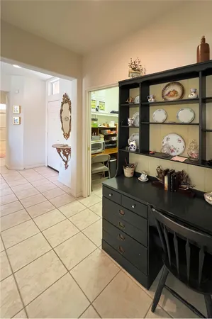 a room with storage and utility racks