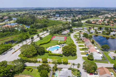 a view of a house with a park