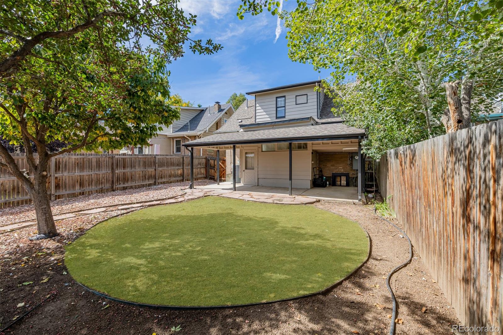 3534 Clay Street Denver, CO 80211 - Photo 47 of 50 a view of a swimming pool with a patio