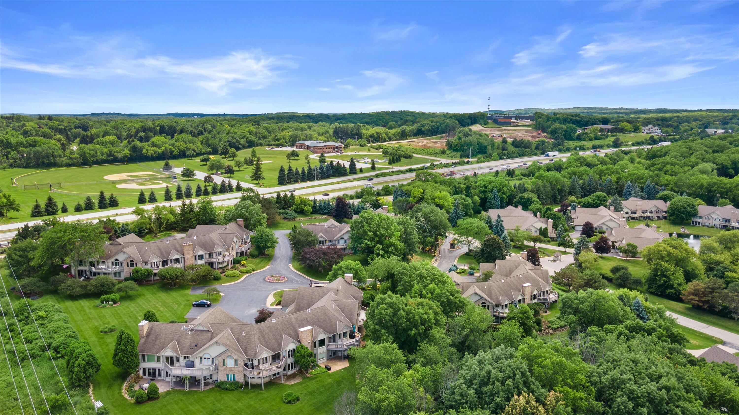 N14-w30046 High Ridge Road Delafield, WI 53072 - Photo 53 of 56 Aerial View of Pewaukee Lake of Condo