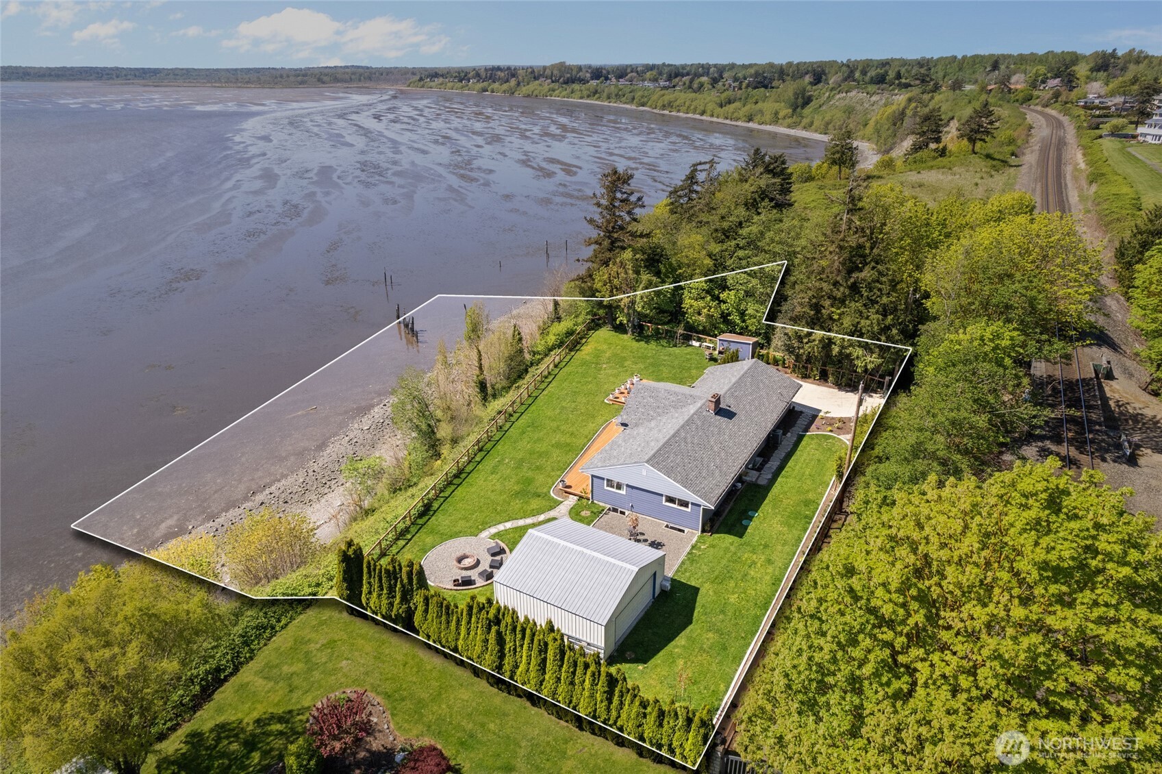 3161 Locust Avenue Bellingham, WA 98225 - Photo 2 of 40 an aerial view of a house having outdoor space