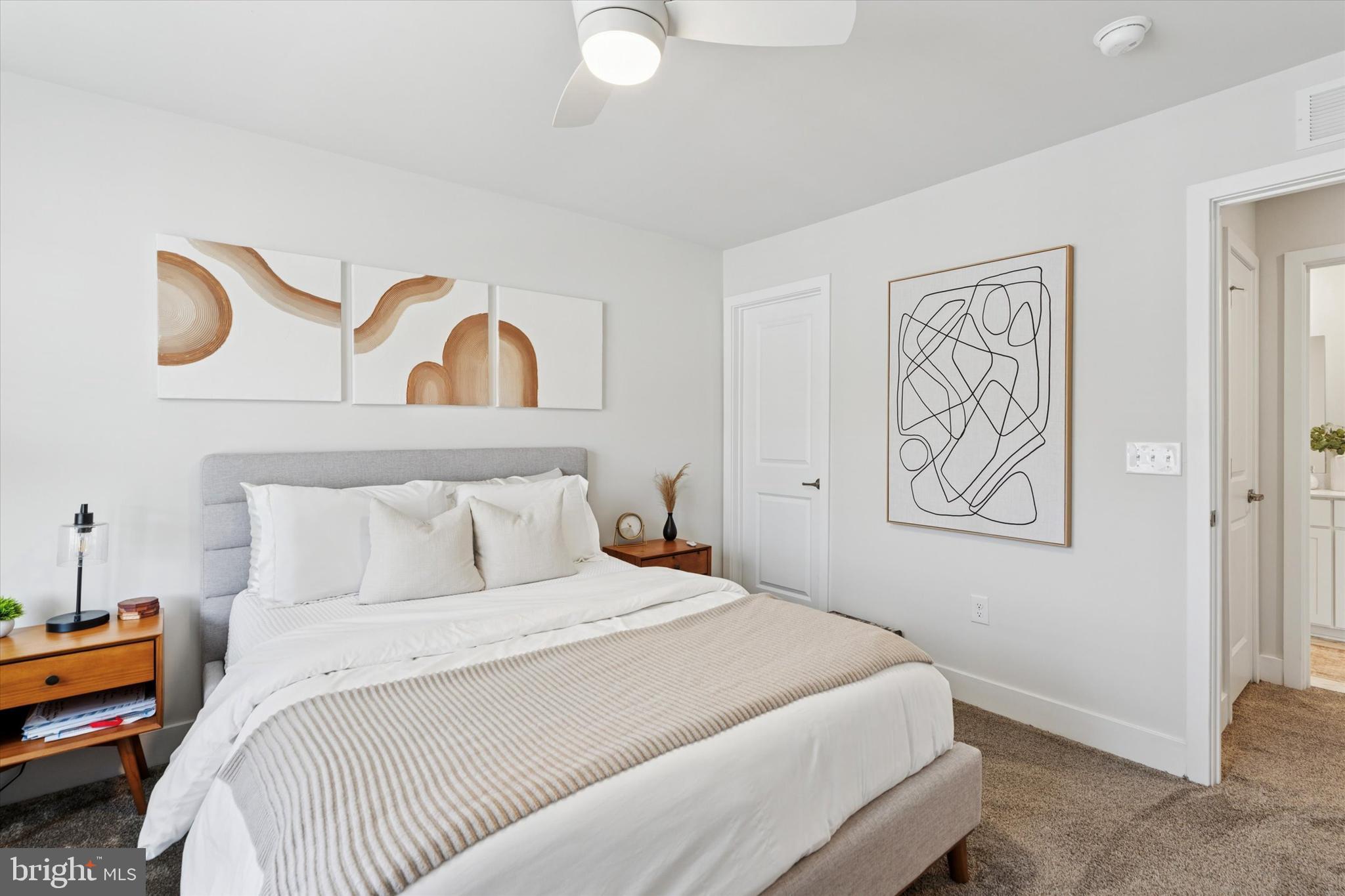 784 Ore Street Phoenixville, PA 19460 - Photo 17 of 30 a bedroom with a bed and painting on the wall