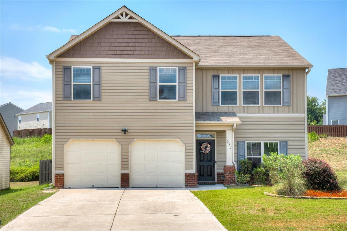 Large home with double car garage