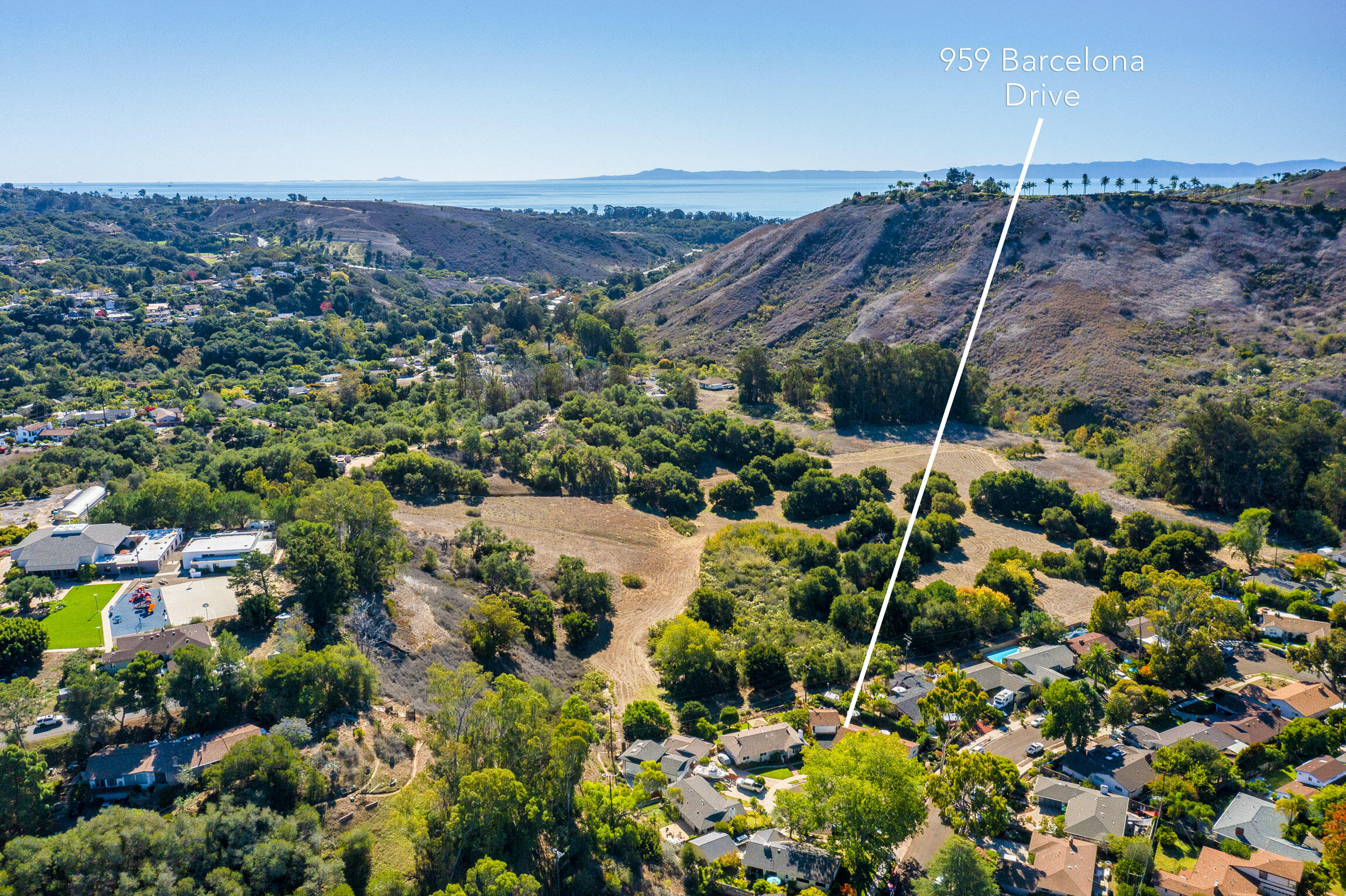 959 Barcelona Drive Santa Barbara, CA 93105 - Photo 2 of 24 a view of a backyard