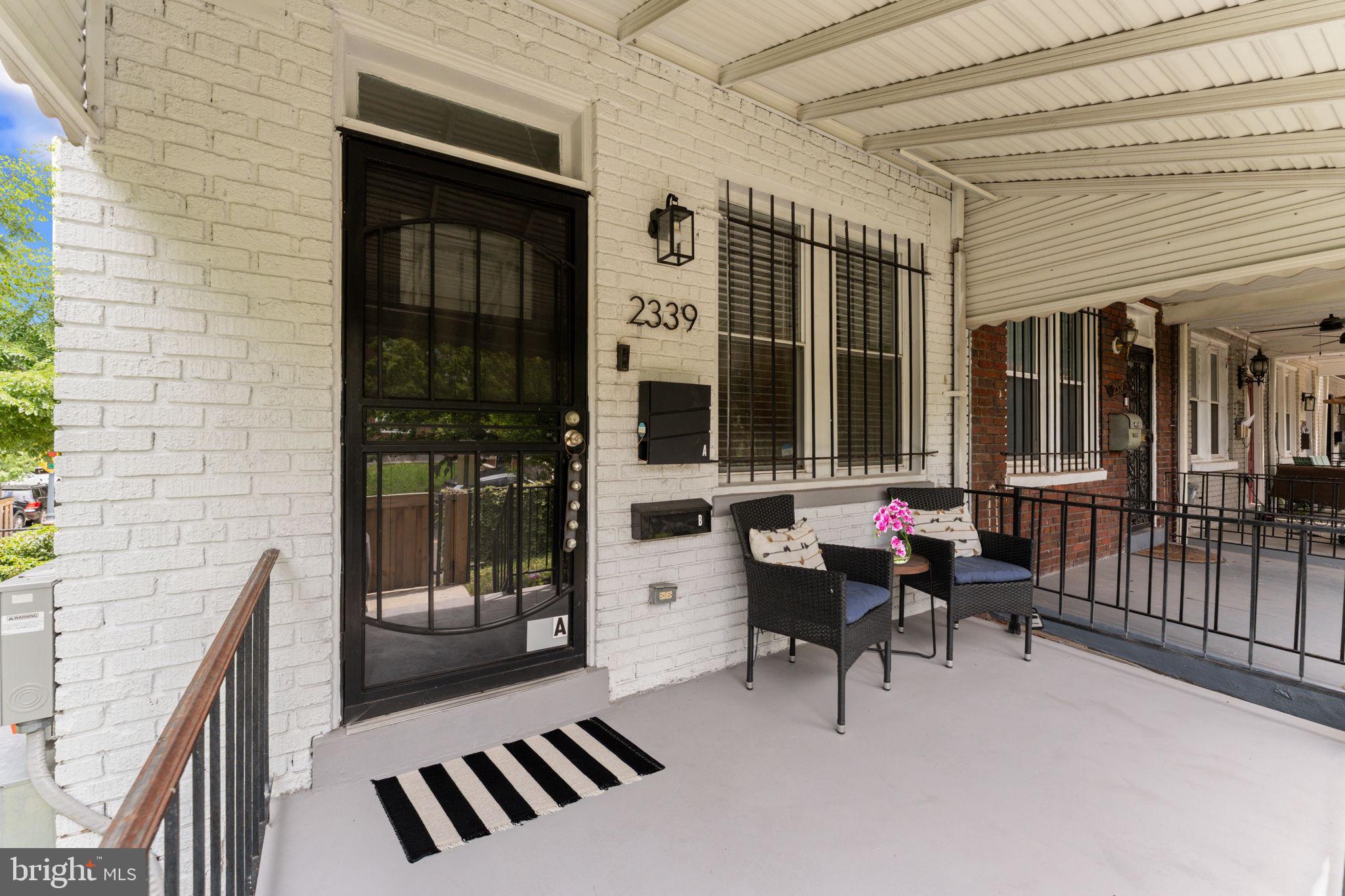 2339 3rd Street Northeast Washington, DC 20002 - Photo 3 of 59 Have a cup of coffee on your front porch!