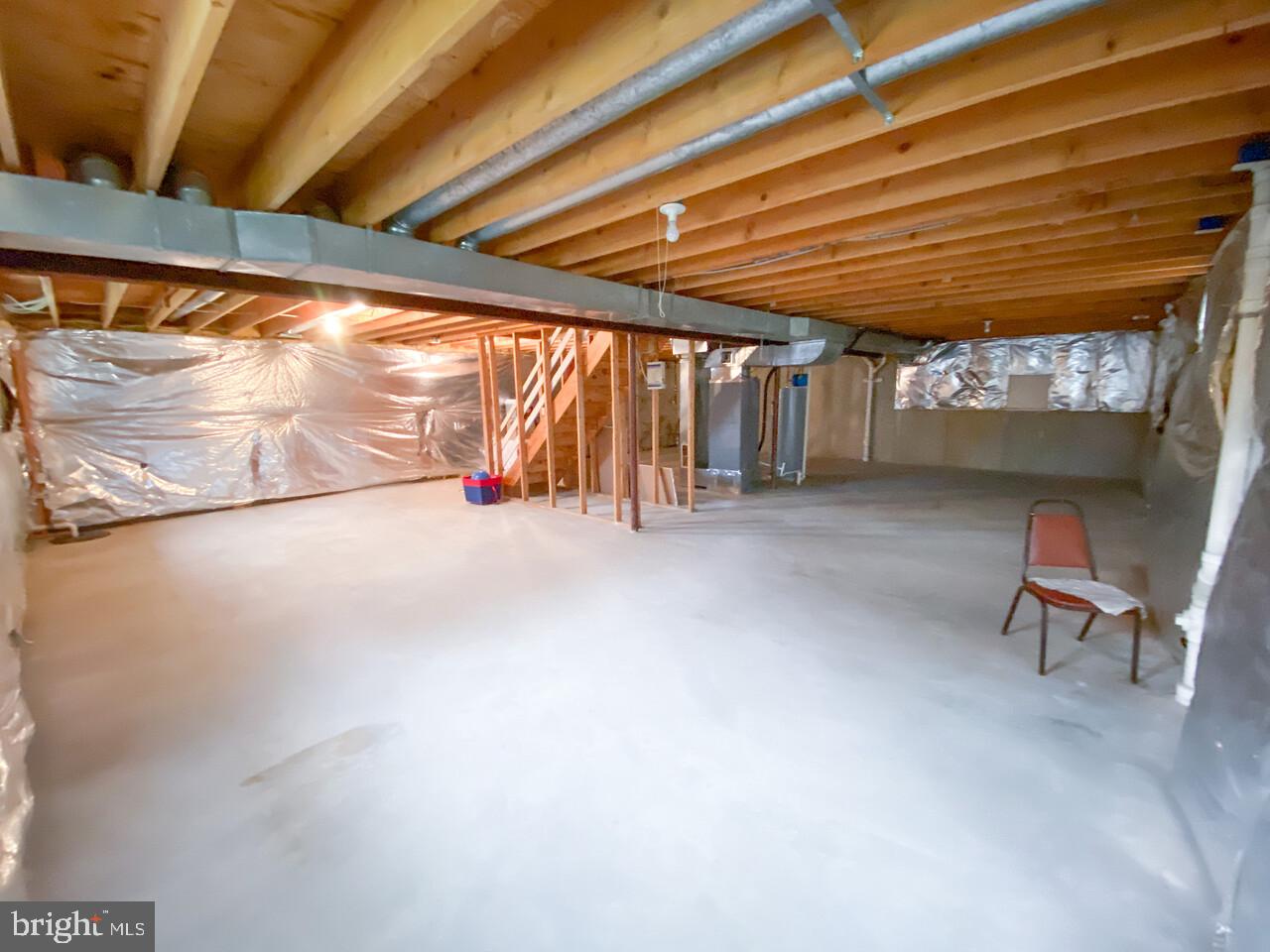 567 Pasture Brook Road Severn, MD 21144 - Photo 27 of 40 Unfinished basement for storing treasures or reno.