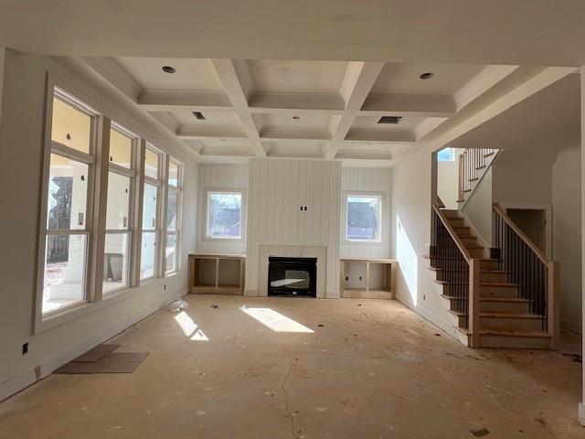 5430 Settingdown Road Cumming, GA 30041 - Photo 5 of 15 wooden floor fireplace and windows in an empty room