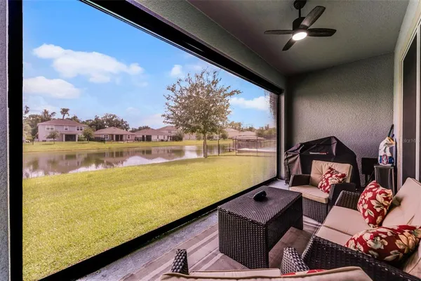 a view of a house with a patio