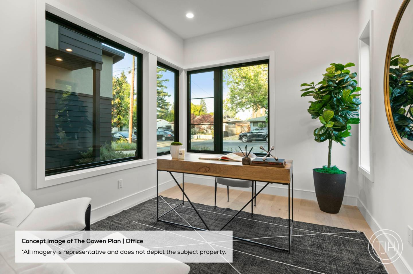 260 Velarde Street Mountain View, CA 94041 - Photo 19 of 25 a living room with a potted plant