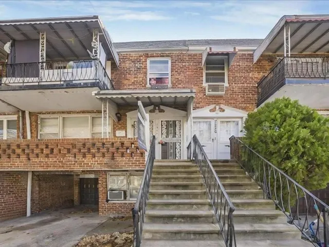 a view of a building with stairs