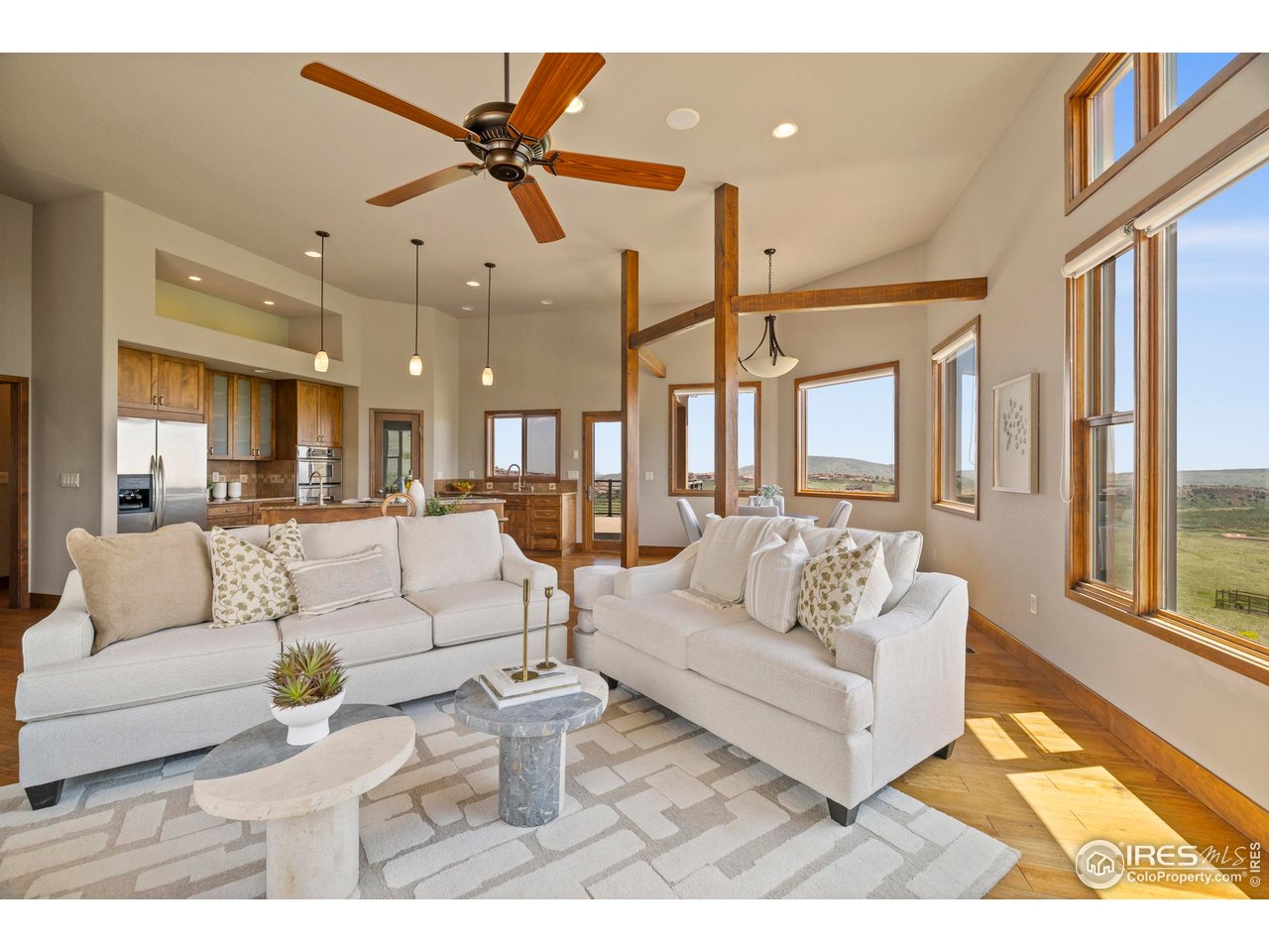 183 Red Bear Road Laporte, CO 80535 - Photo 6 of 32 a living room with furniture and a large window