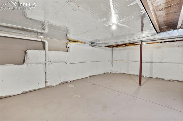 6725 Akron Road Colorado Springs, CO 80923 - Photo 34 of 50 View of basement