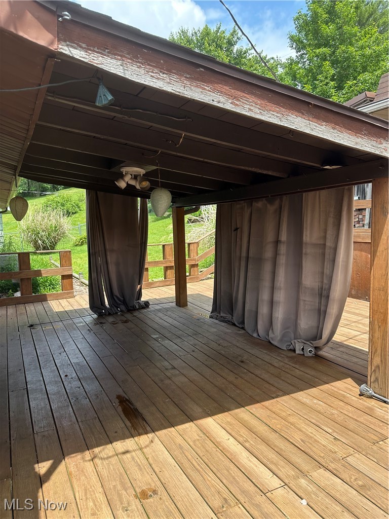 167 Andover Road Woodsfield, OH 43793 - Photo 50 of 50 View of covered porch and deck