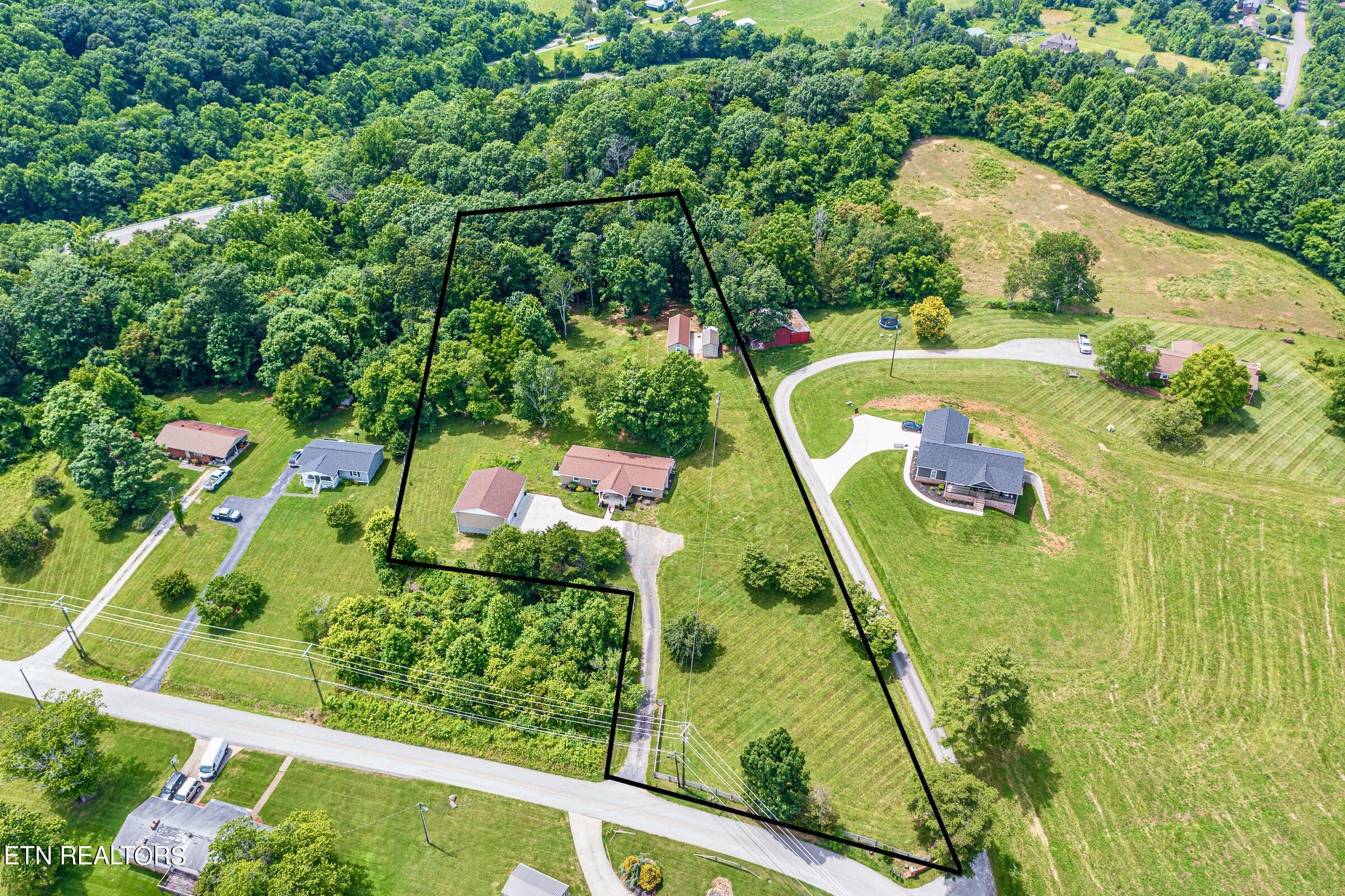 8732 Majors Road Knoxville, TN 37938 - Photo 7 of 34 Aerial View of Property
