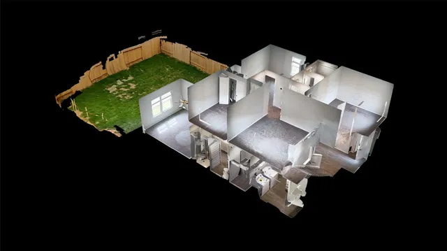 a kitchen with kitchen island granite countertop stainless steel appliances a refrigerator a stove a sink and a refrigerator