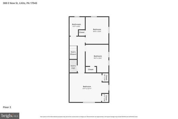 $285,000 | 308 East New Street, Lititz, PA 17543