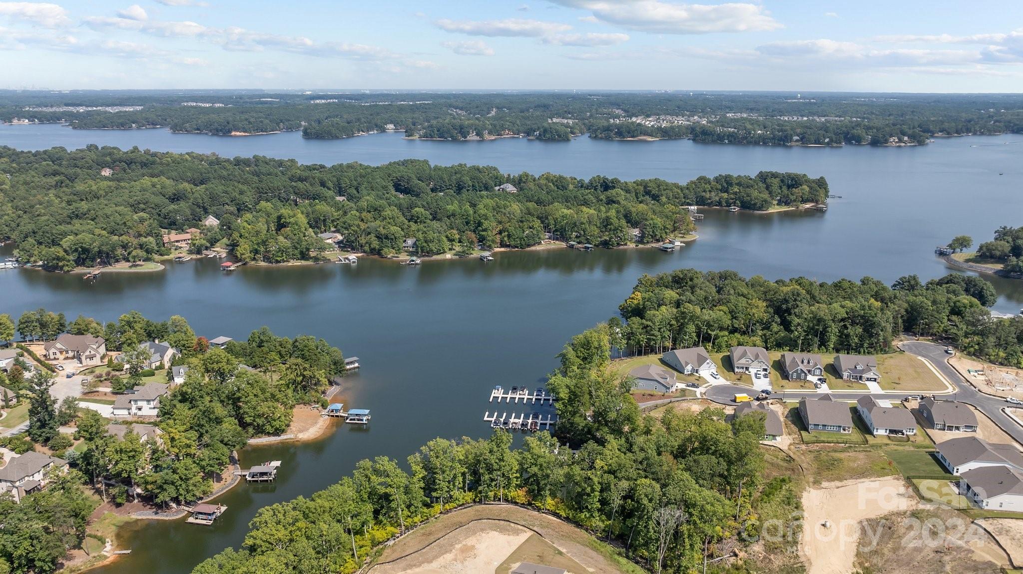 1152 Streamside Lane York, SC 29745 - Photo 40 of 47 an aerial view of a city with lake view